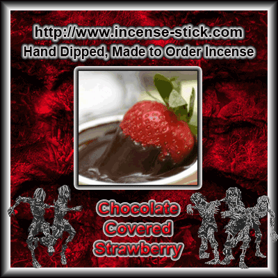 Chocolate Strawberry - Charcoal Incense Cones - 20 Count Pk