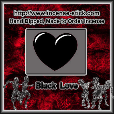 Black Love - 4 Inch Incense Sticks - 25 Count Packages