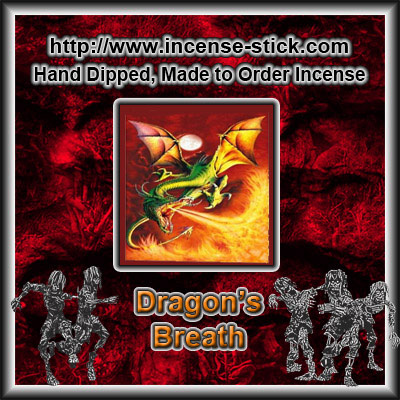 Dragon's Breath - Charcoal Incense Sticks - 20 Count Package