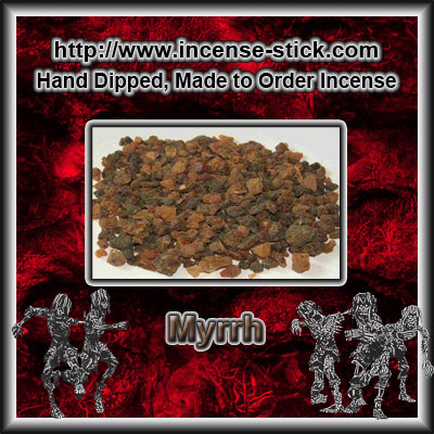Myrrh - Charcoal Incense Sticks - 20 Count Package