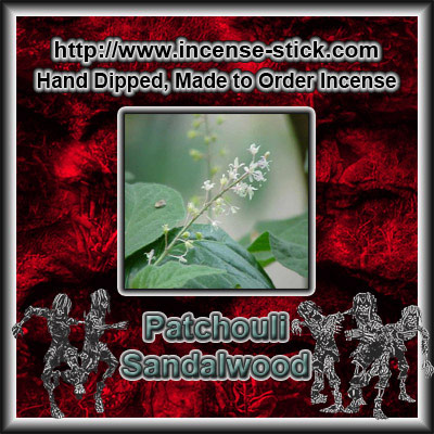 Patchouli Sandalwood - 6 Inch Incense Sticks - 25 Ct Package