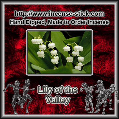 Lily of the Valley - 8 Inch Charcoal Incense Sticks - 20 Ct Pack