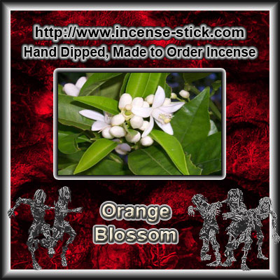 Orange Blossom - 8 Inch Charcoal Incense Sticks - 20 Ct Packages