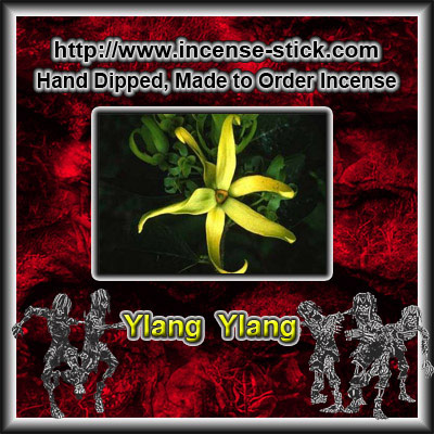 Ylang Ylang - Charcoal Incense Sticks - 20 Count Pacakge