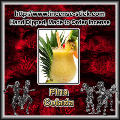 Pina Colada - 6 Inch Incense Sticks - 25 Count Package