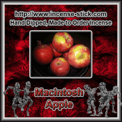 Macintosh Apple - Black Incense Sticks - 20 Count Package