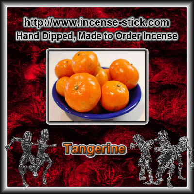 Tangerine - Charcoal Incense Cones - 20 Count Package