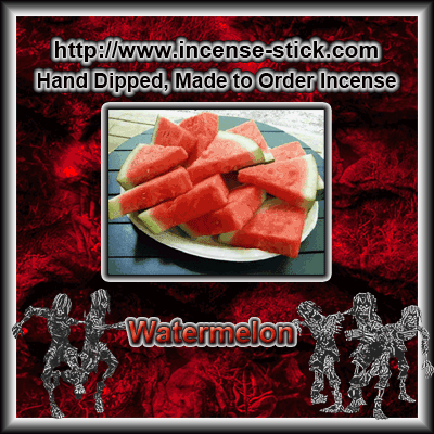 Watermelon - 8 Inch Charcoal Incense Sticks - 20 Count Package