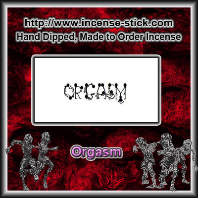 Orgasm - 8 Inch Charcoal Incense Sticks - 20 Count Package