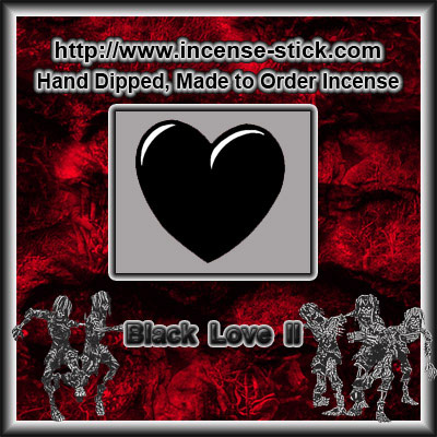 Black Love 2 - Charcoal Incense Cones - 20 Count Package