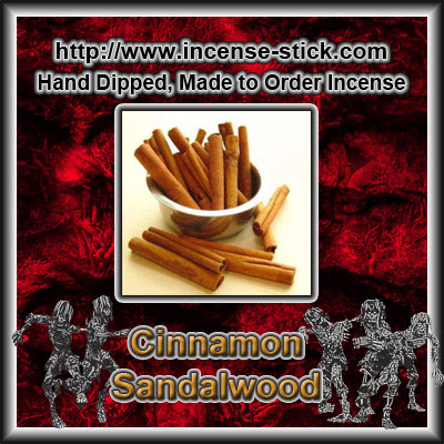 Cinnamon Sandalwood YC Type - Black Incense Sticks - 20 Ct Pk