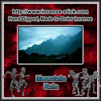 Mountain Rain - Black Incense Sticks - 20 Count Package