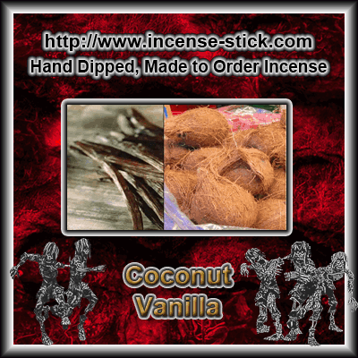 Coconut Vanilla - Incense Cones - 20 Count Package - Click Image to Close