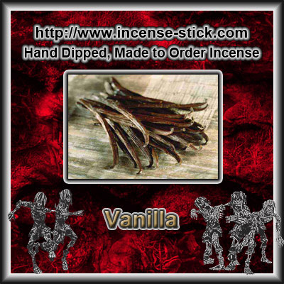 Vanilla - Black Incense Sticks - 20 Count Package