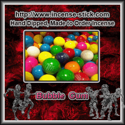 Bubble Gum - 6 Inch Incense Sticks - 25 Count Package
