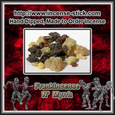 Frankincense N Myrrh - Colored Incense Sticks - 20 Count Package