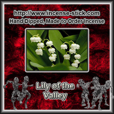 Lily of the Valley - Black Incense Sticks - 20 Count Packages