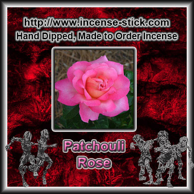 Patchouli Rose - Charcoal Incense Cones - 20 Count Package