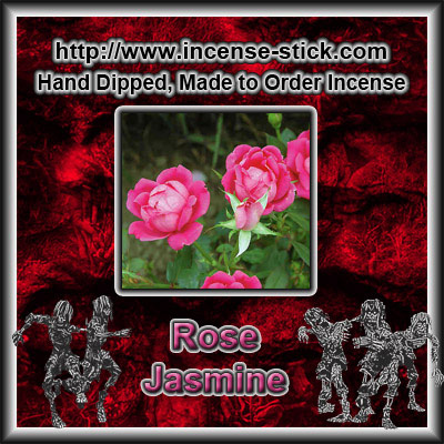 Rose Jasmine - Colored Incense Cones - 20 Count Package