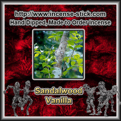 Sandalwood Vanilla - Charcoal Incense Cones - 20 Count Package