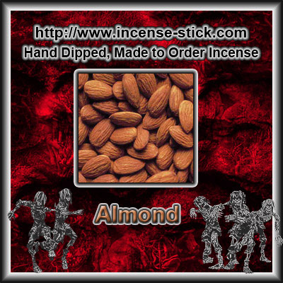 Almond - 4 Inch Incense Sticks - 25 Count Package