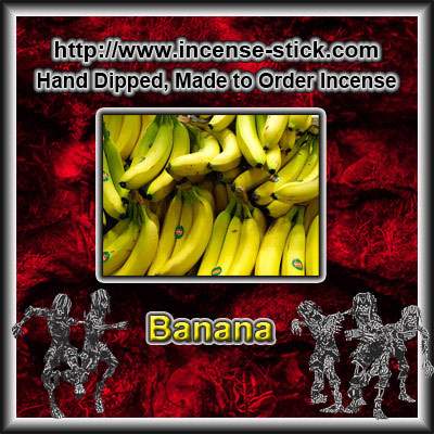 Banana - Black Incense Sticks - 20 Count Package