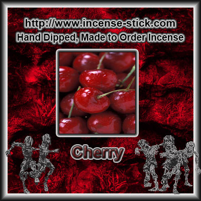 Cherry -Black Incense Sticks - 20 Count Package