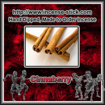 Cinnaberry - Black Incense Sticks - 20 Count Package