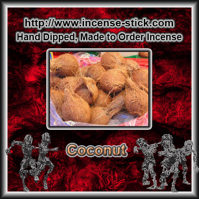 Coconut - Black Incense Sticks - 20 Count Package