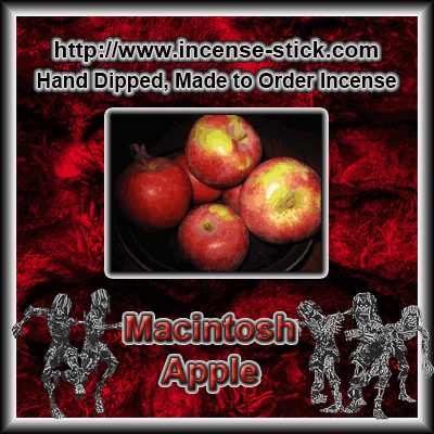Macintosh Apple - 6 Inch Incense Sticks - 25 Count Package