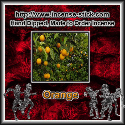 Orange - Colored Incense Sticks - 20 Count Package