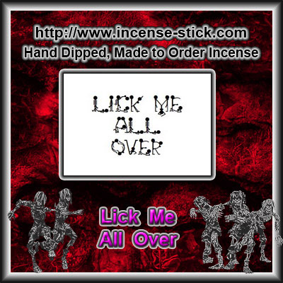 Lick Me All Over - Charcoal Incense Sticks - 20 Count Package