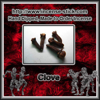 Clove - 4 Inch Incense Sticks - 25 Count Package