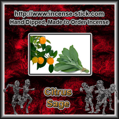 Citrus Sage YC [Type]* - Incense Sticks - 25 Count Package - Click Image to Close